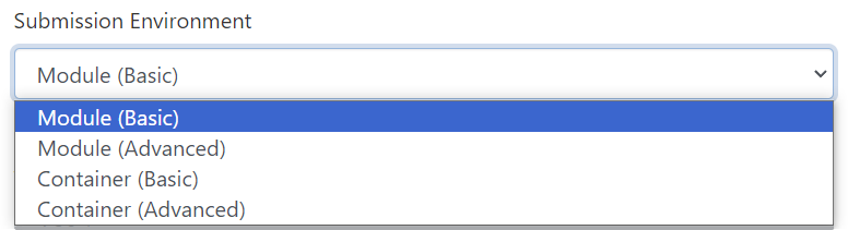 Submission Environment