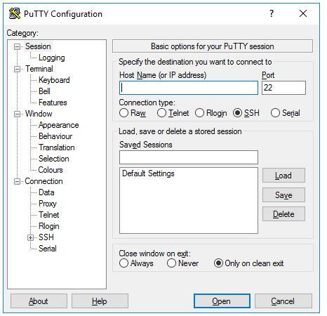 Putty shortcut to saved session in Windows