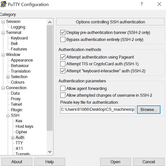 Describes how to use PuTTY on Windows. Installation, terminal