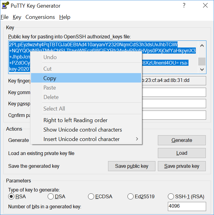 Reconfiguring PuTTy Sessions to Preserve Backspace Key